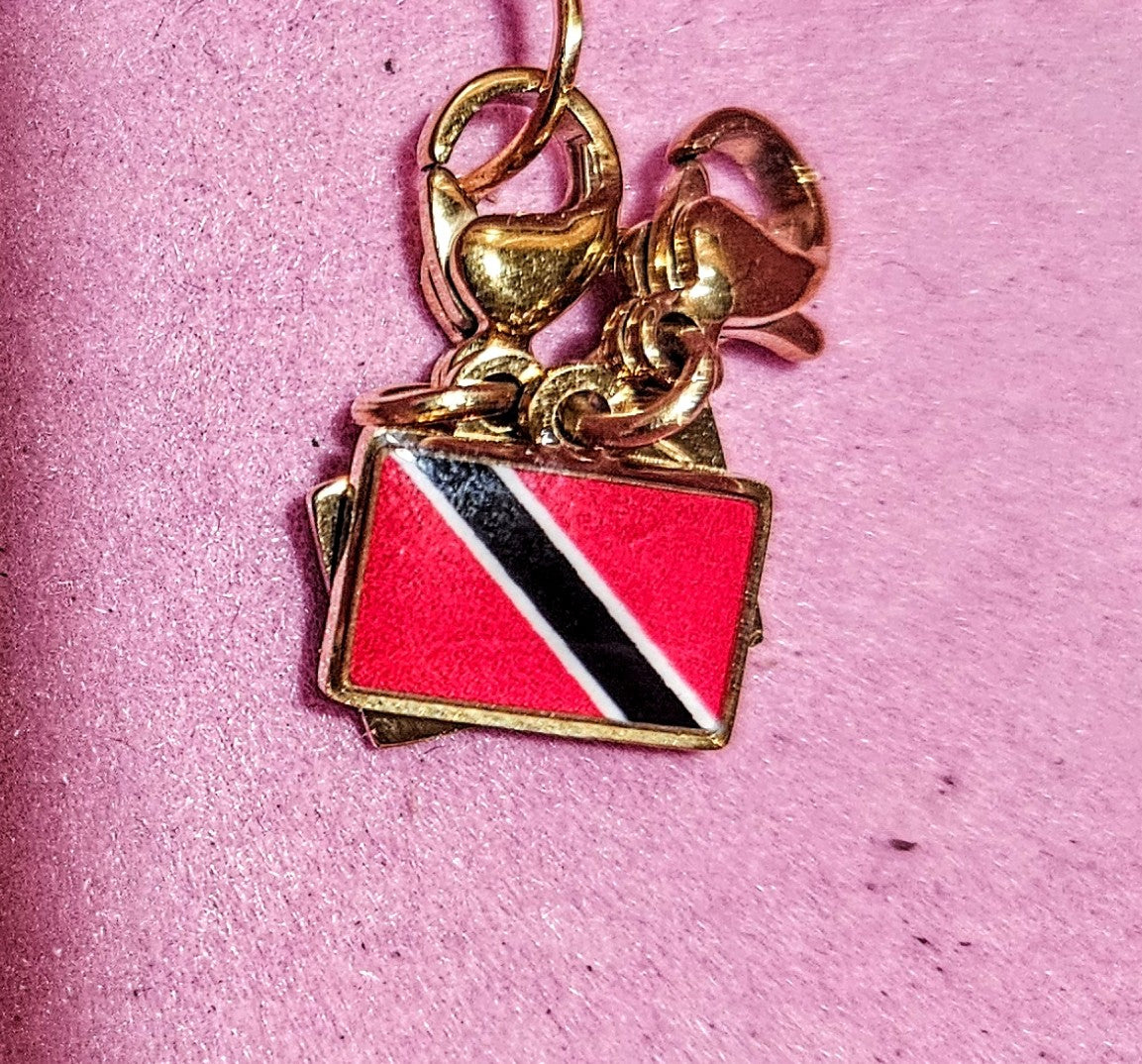 Custom Caribbean souvenir mini Hook Charms