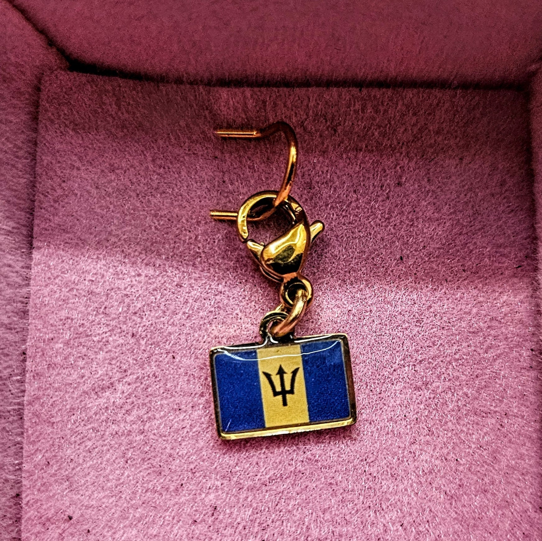 Custom Caribbean souvenir mini Hook Charms