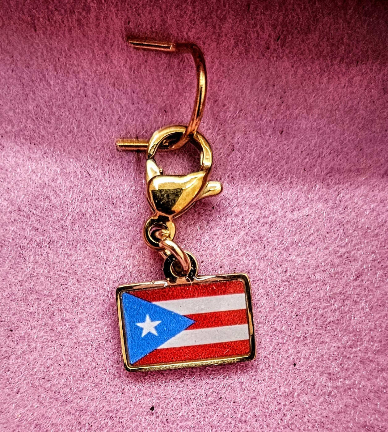 Custom Caribbean souvenir mini Hook Charms