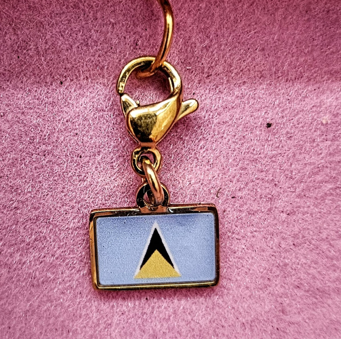 Custom Caribbean souvenir mini Hook Charms