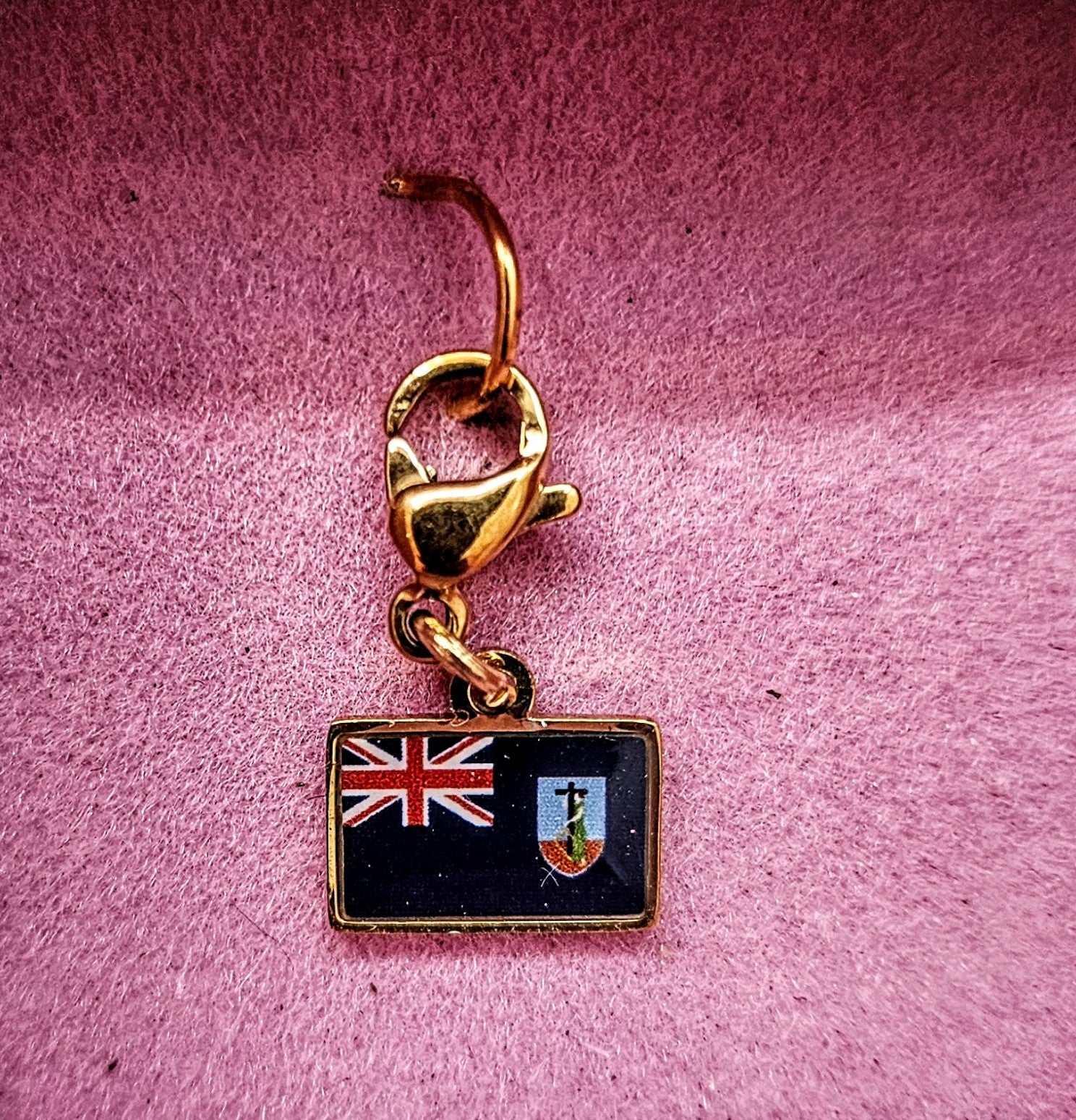 Custom Caribbean souvenir mini Hook Charms