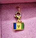 Custom Caribbean souvenir mini Hook Charms