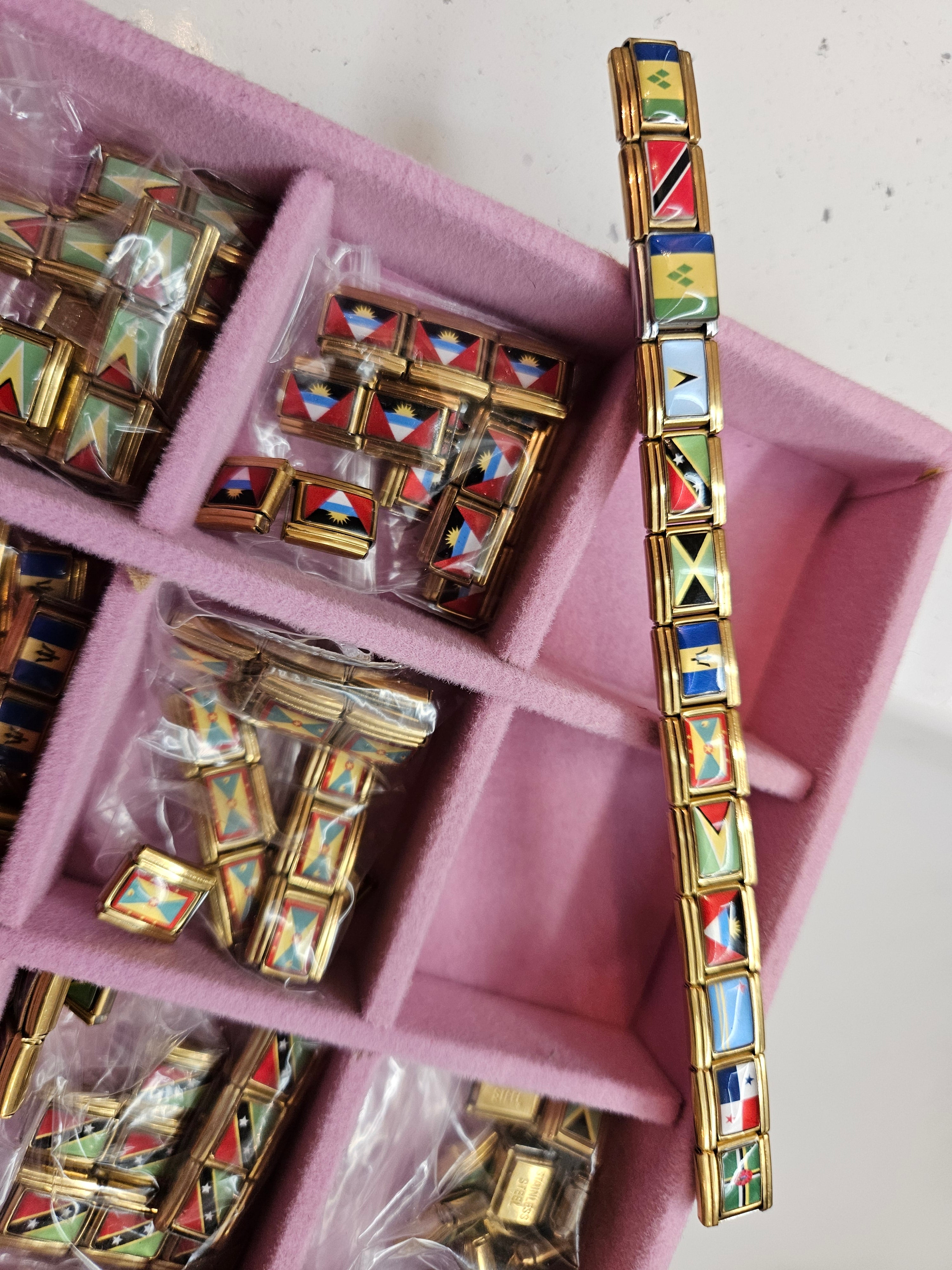 Caribbean Italian Charms For Bracelets 1pc each