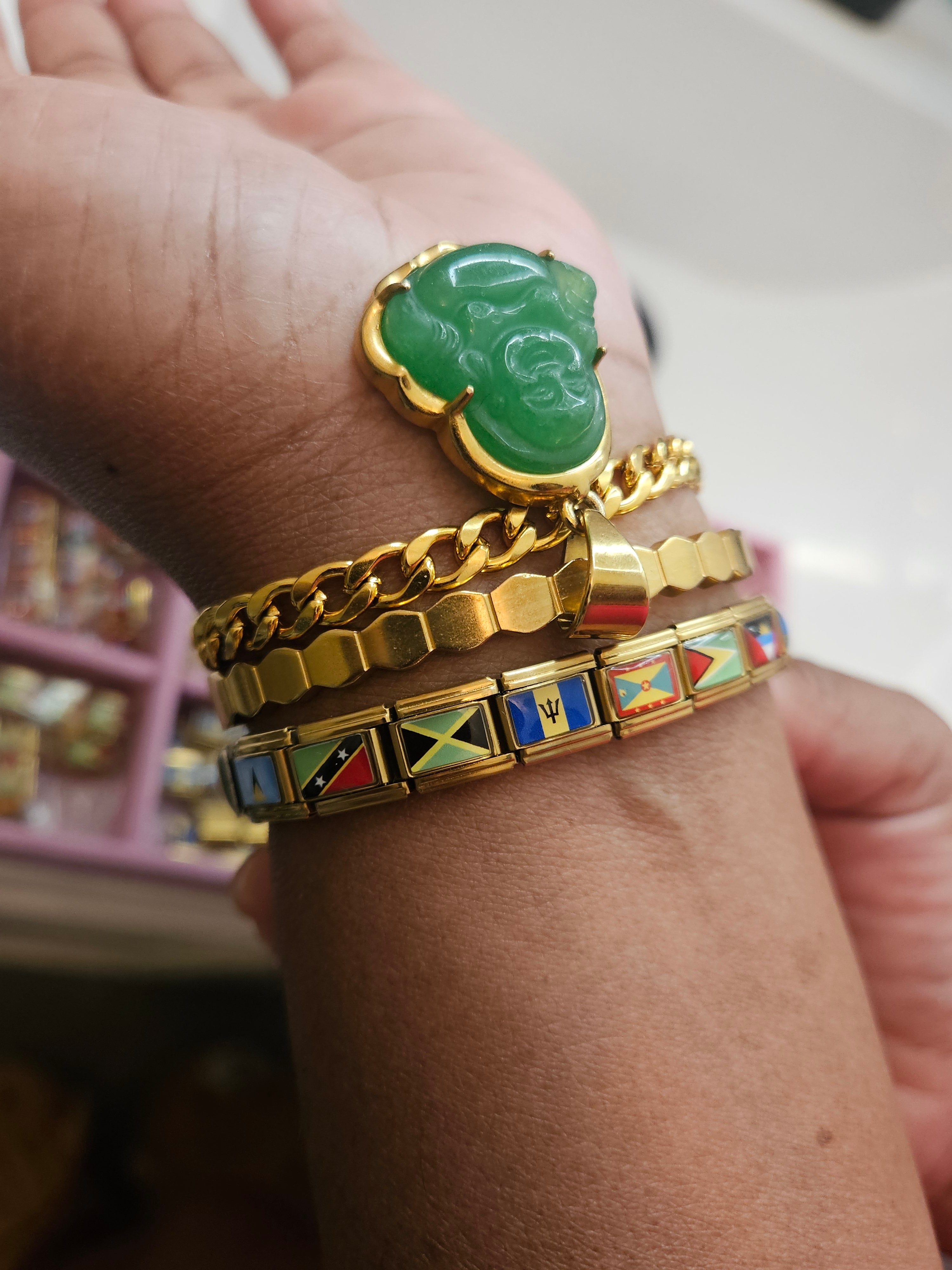 Caribbean Italian Charms For Bracelets 1pc each