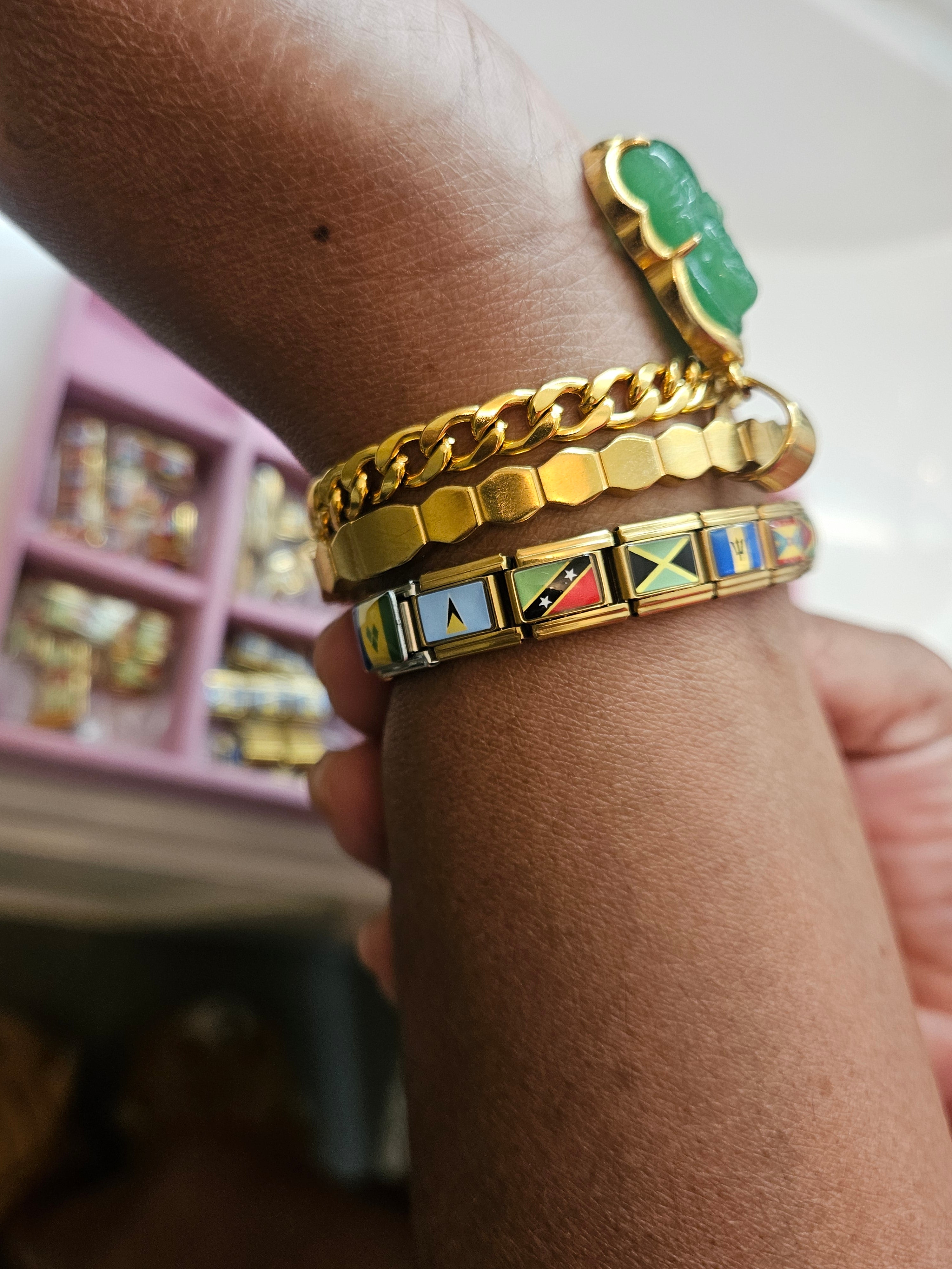Caribbean Italian Charms For Bracelets 1pc each