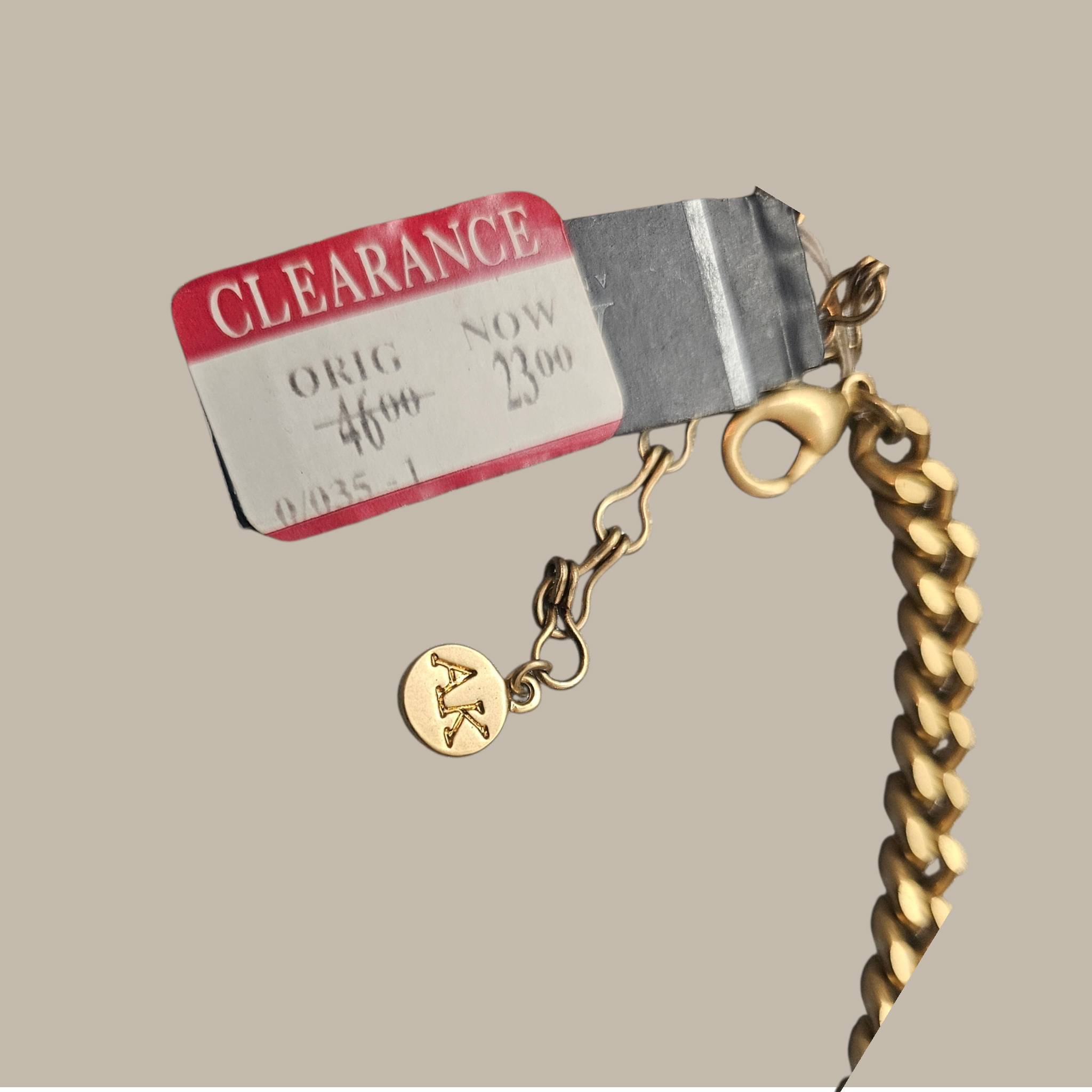Anne Klein Gold-Tone Pearl Tassel Necklace