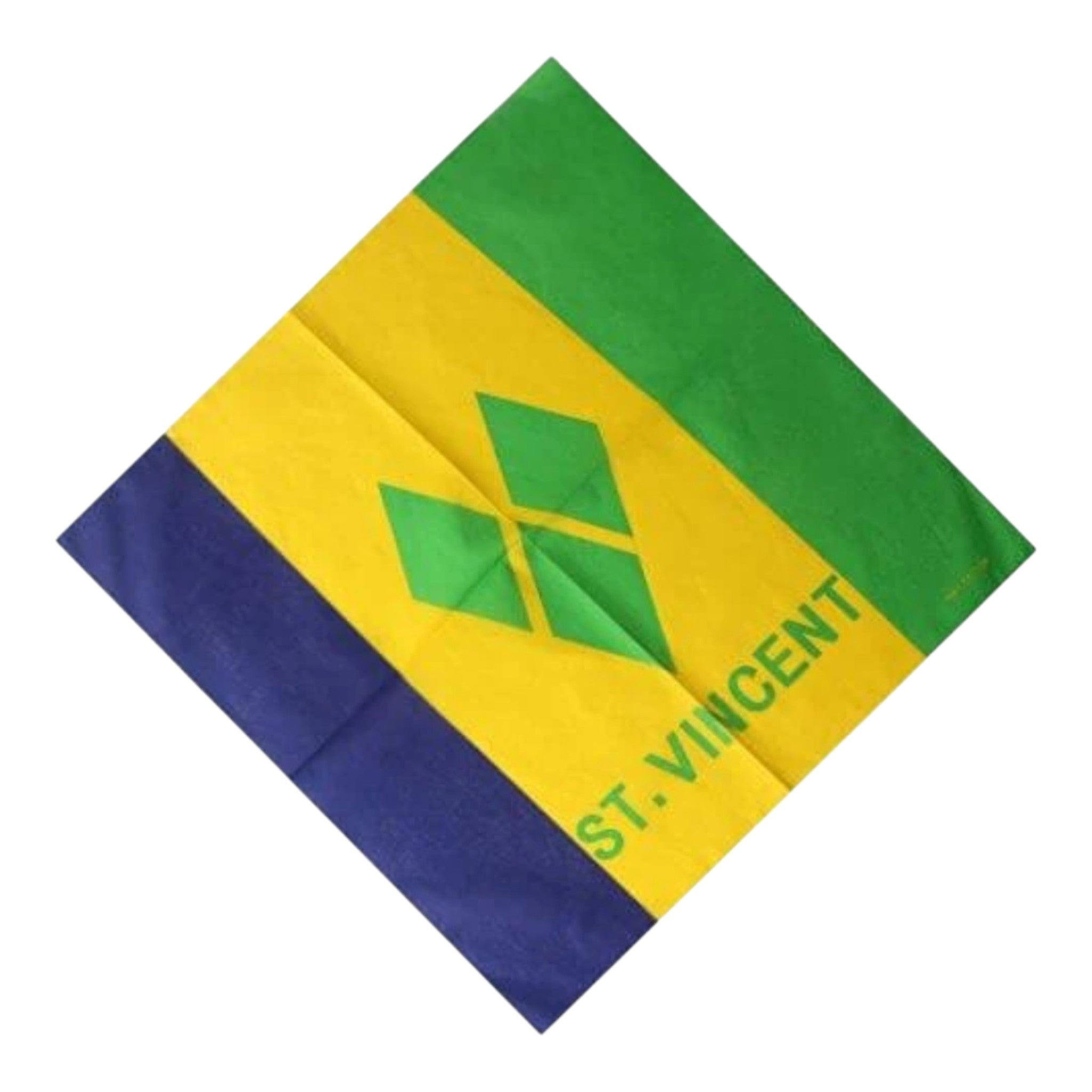 Wholesale Pack: St. Vincent & The Grenadines Flag Bandanas (1 Dozen / 12 Pack)