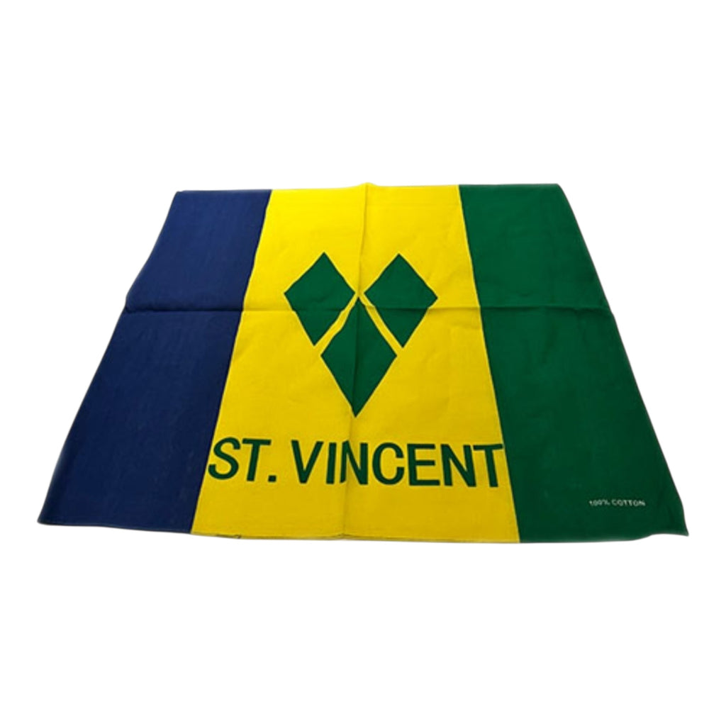 Wholesale Pack: St. Vincent & The Grenadines Flag Bandanas (1 Dozen / 12 Pack)