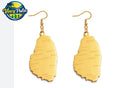 St. Vincent & The Grenadines Stainless Steel Flag Earring