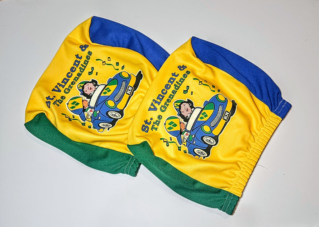 SVG Flag Car Headrest Covers (Set2)