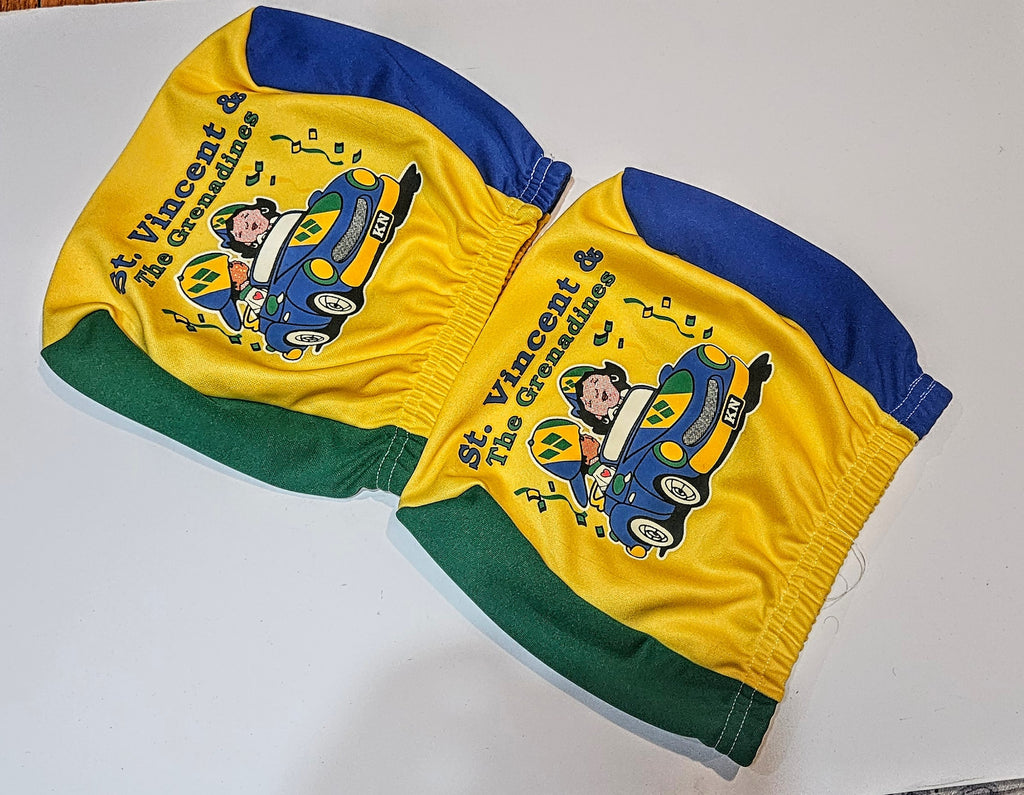 SVG Flag Car Headrest Covers (Set2)