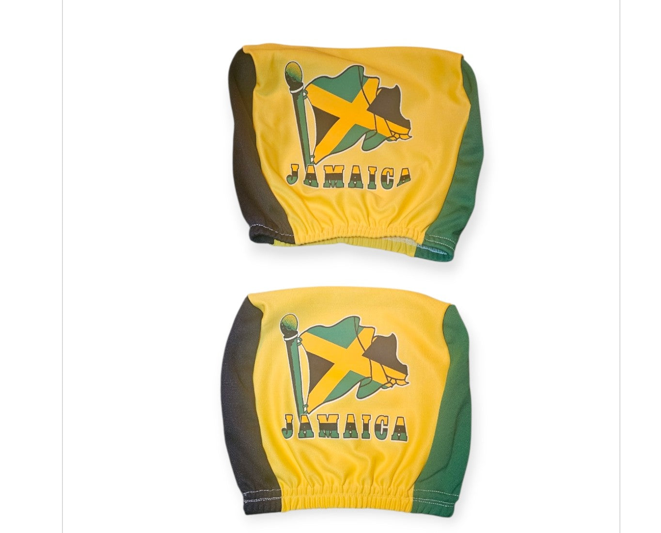 Caribbean Flag Car Headrest Covers (Set2)